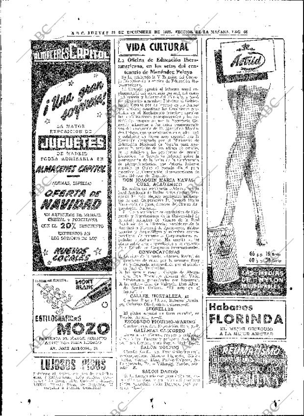 ABC MADRID 22-12-1955 página 56