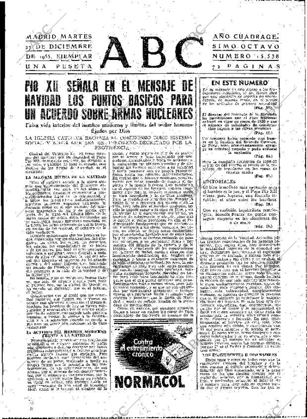 ABC MADRID 27-12-1955 página 27