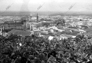 Vista general del pueblo Osuna (Sevilla)