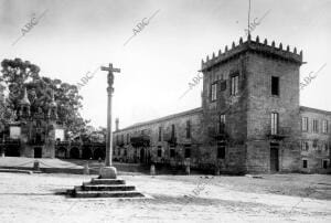 Fachada y capilla de Pazos de Oca (Pontevedra)