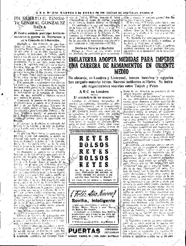 ABC SEVILLA 03-01-1956 página 23