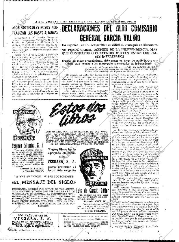 ABC MADRID 05-01-1956 página 33