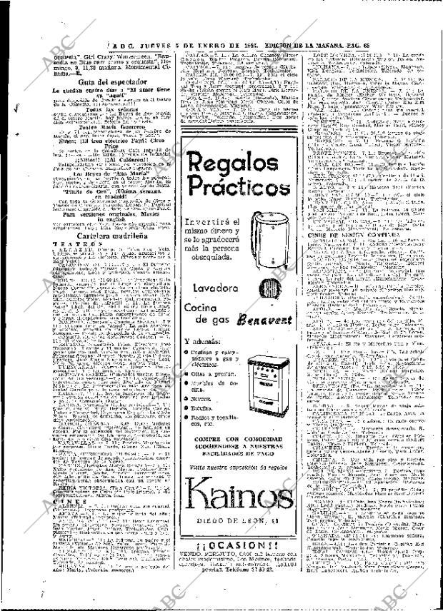 ABC MADRID 05-01-1956 página 63