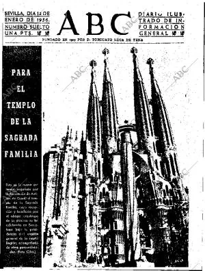 ABC SEVILLA 12-01-1956 página 1