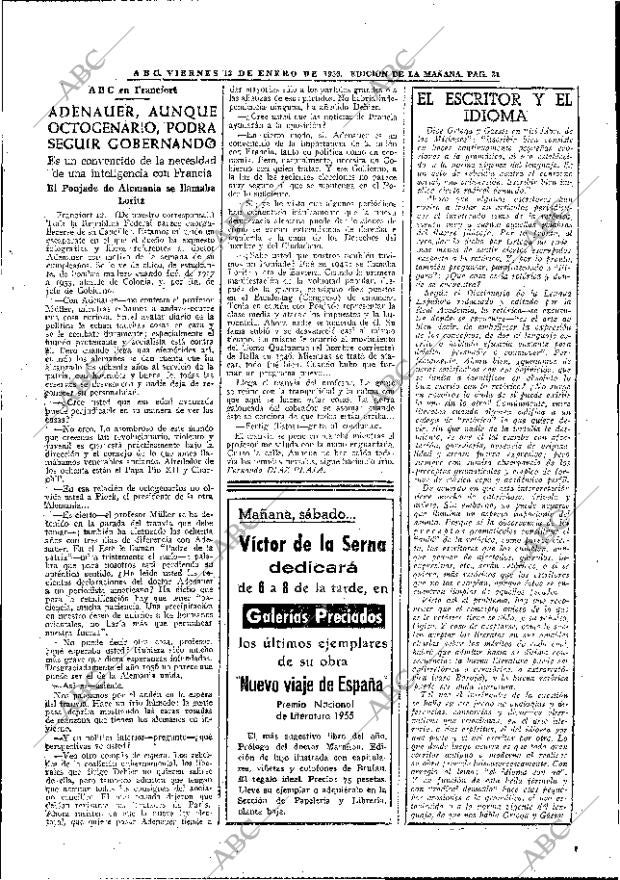 ABC MADRID 13-01-1956 página 29