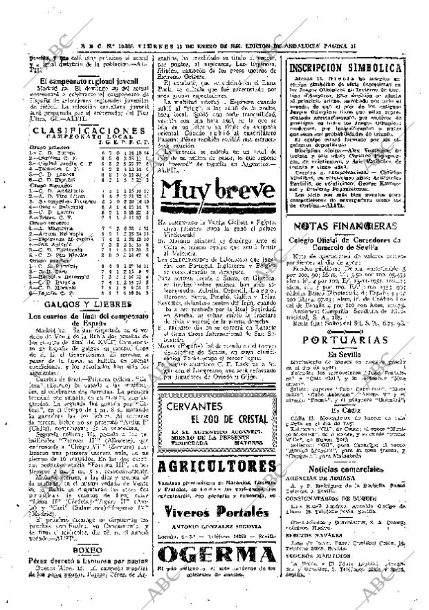 ABC SEVILLA 13-01-1956 página 31