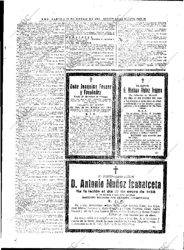 ABC MADRID 14-01-1956 página 41