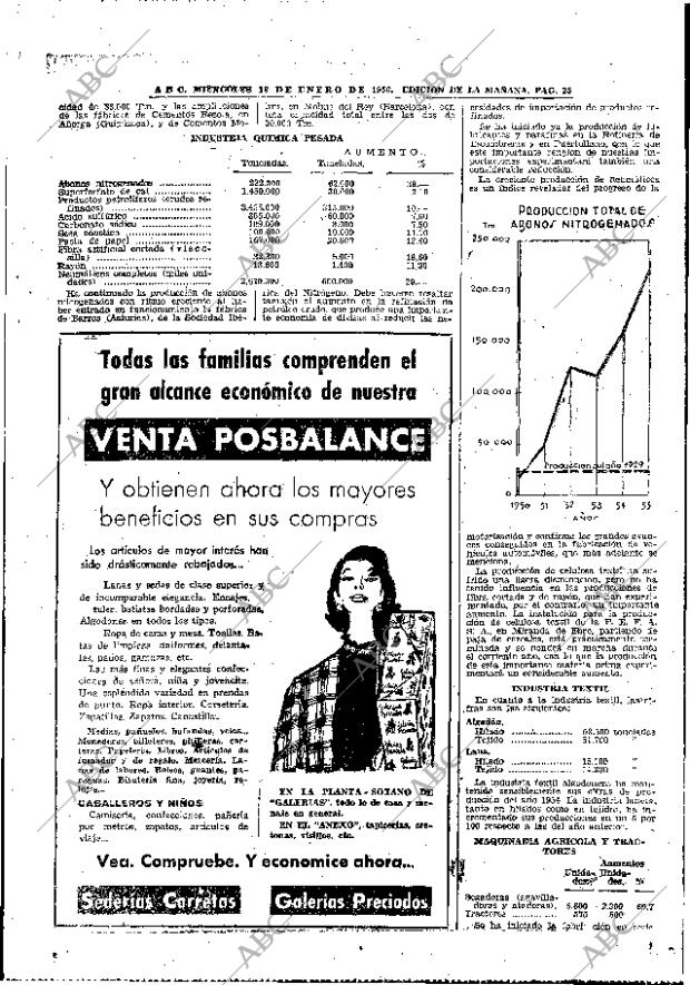 ABC MADRID 18-01-1956 página 25