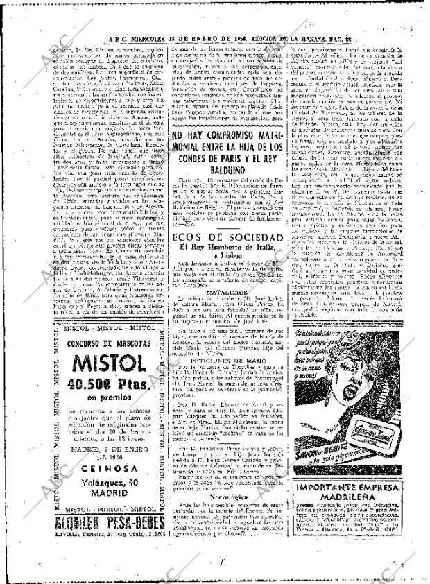 ABC MADRID 18-01-1956 página 28