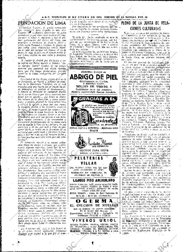 ABC MADRID 18-01-1956 página 36