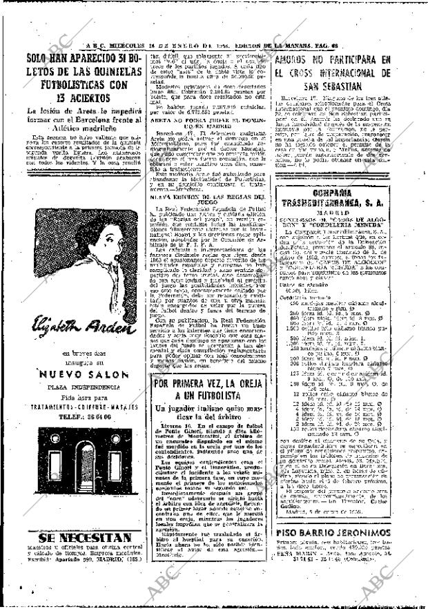 ABC MADRID 18-01-1956 página 46