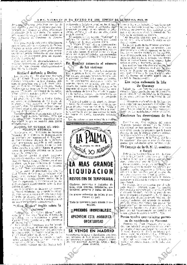 ABC MADRID 20-01-1956 página 28