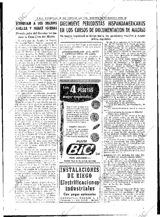 ABC MADRID 20-01-1956 página 31