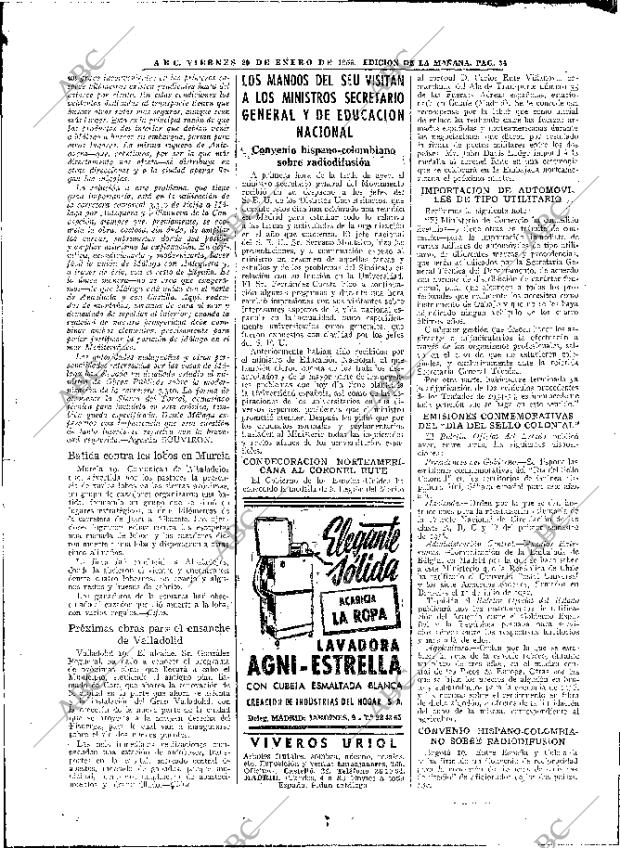 ABC MADRID 20-01-1956 página 34