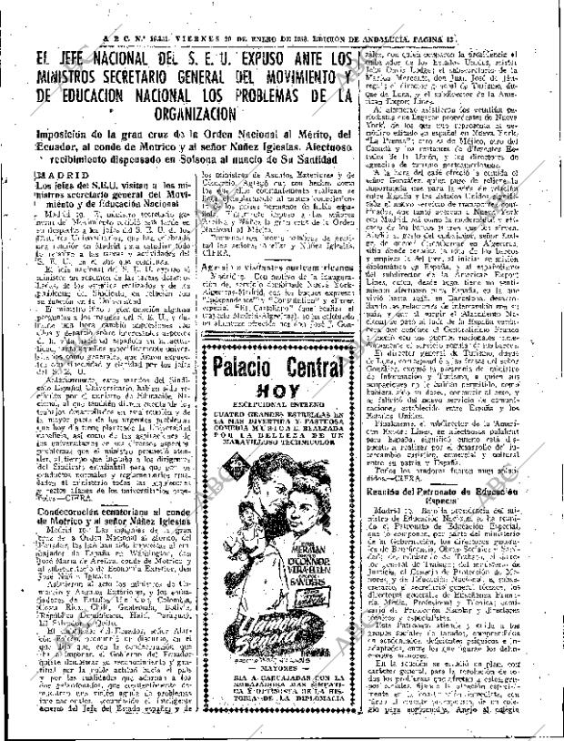 ABC SEVILLA 20-01-1956 página 13