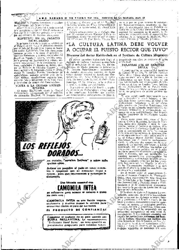 ABC MADRID 21-01-1956 página 15