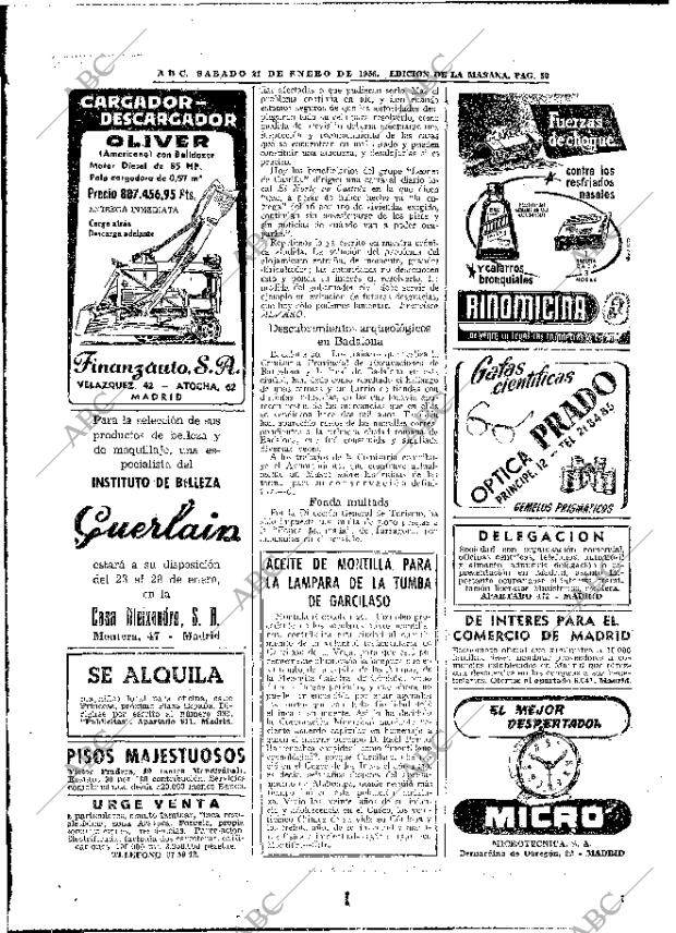 ABC MADRID 21-01-1956 página 28