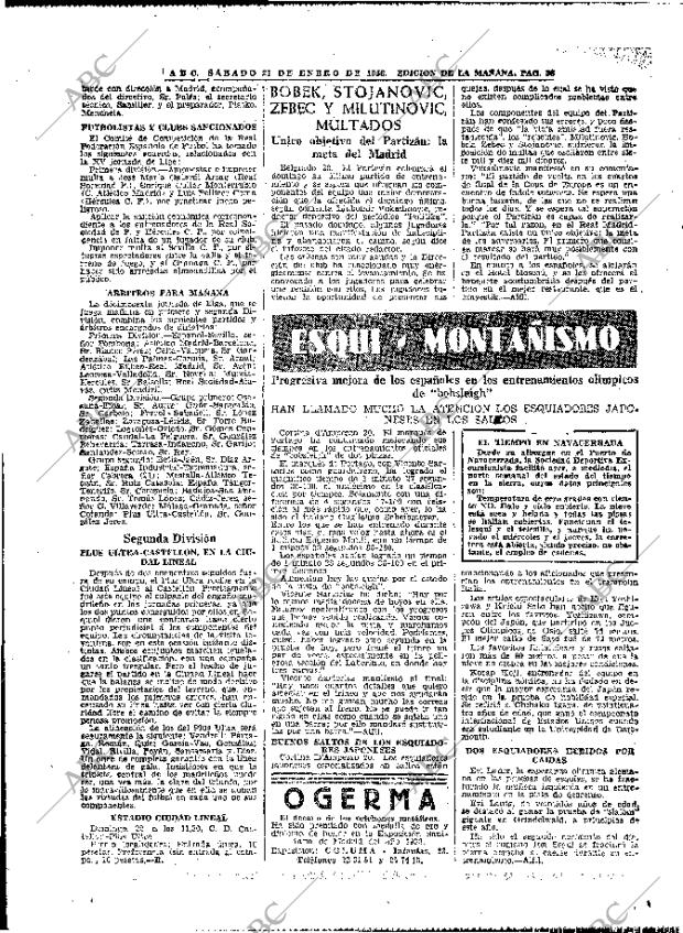 ABC MADRID 21-01-1956 página 36