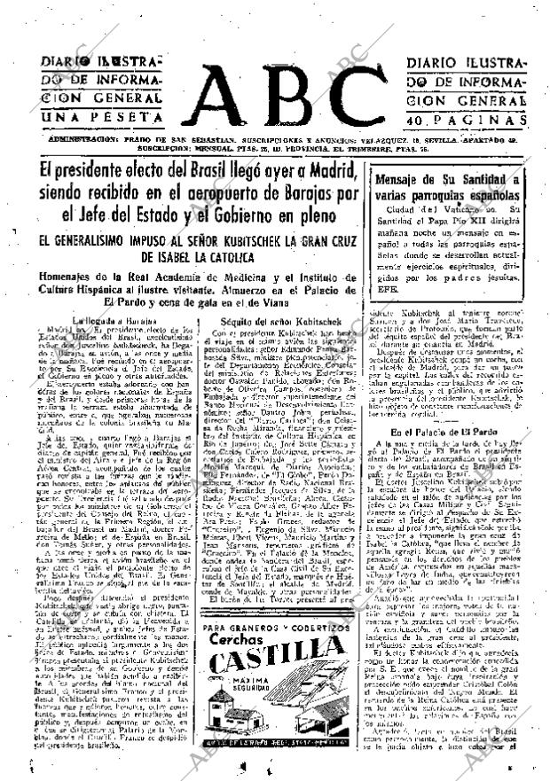 ABC SEVILLA 21-01-1956 página 15