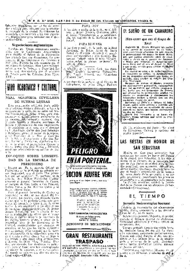 ABC SEVILLA 21-01-1956 página 24