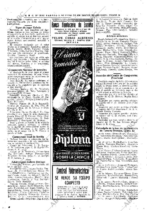 ABC SEVILLA 21-01-1956 página 34