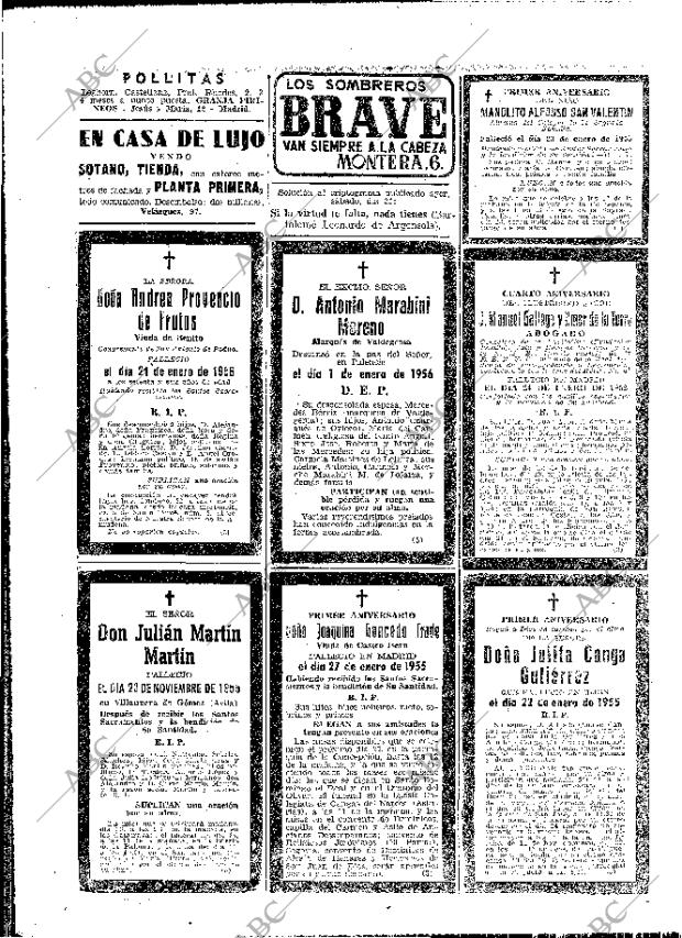 ABC MADRID 22-01-1956 página 82