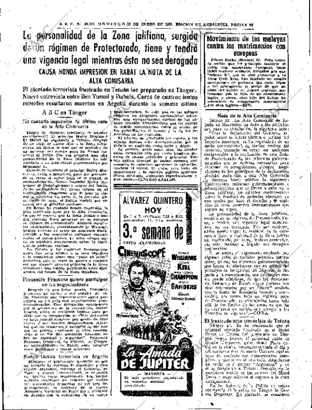 ABC SEVILLA 22-01-1956 página 23