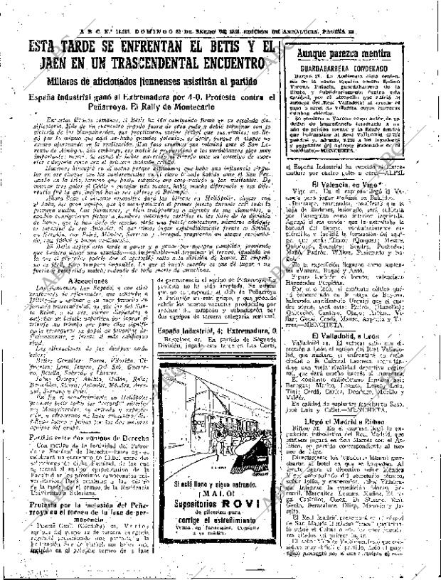 ABC SEVILLA 22-01-1956 página 33