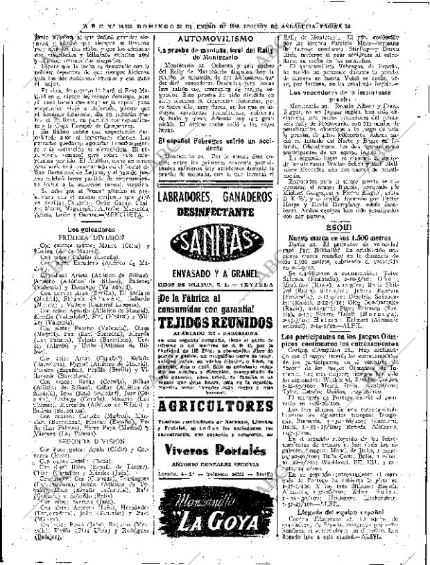 ABC SEVILLA 22-01-1956 página 34