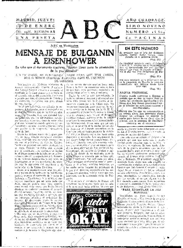 ABC MADRID 26-01-1956 página 23