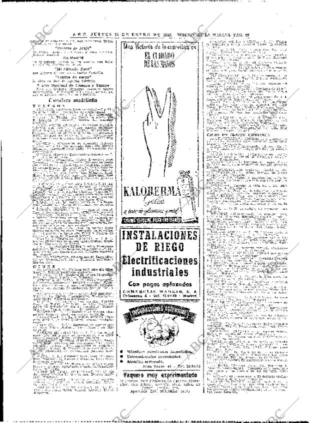 ABC MADRID 26-01-1956 página 48