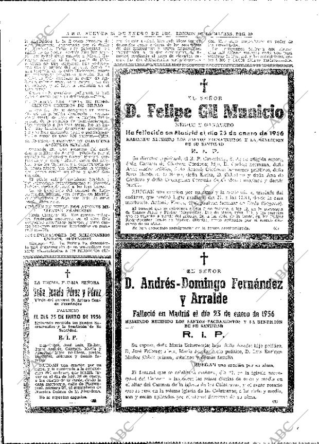 ABC MADRID 26-01-1956 página 50