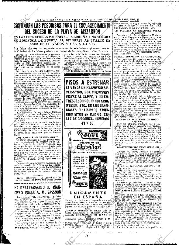 ABC MADRID 27-01-1956 página 42