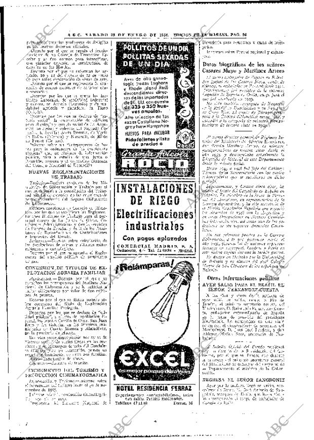 ABC MADRID 28-01-1956 página 20