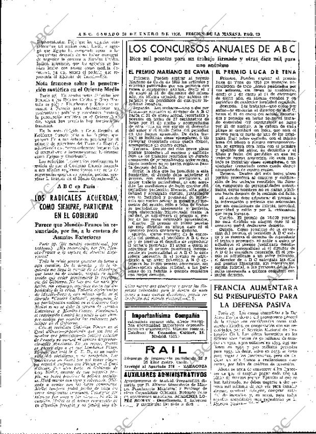 ABC MADRID 28-01-1956 página 23