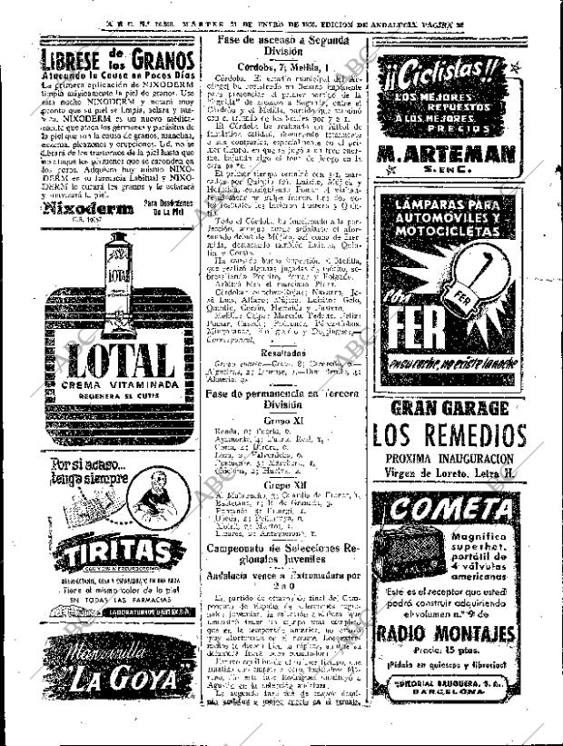 ABC SEVILLA 31-01-1956 página 38