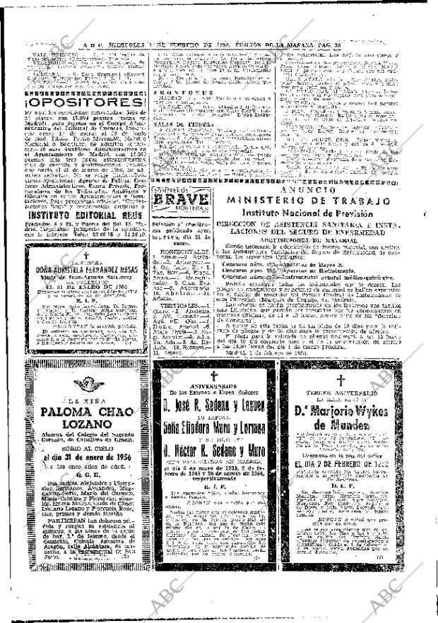 ABC MADRID 01-02-1956 página 38
