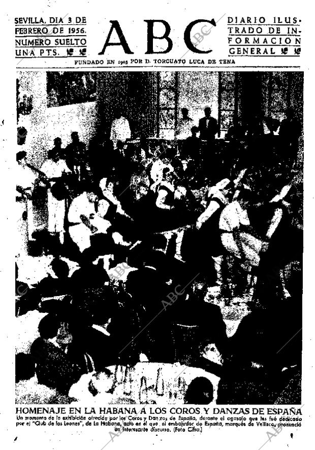 ABC SEVILLA 03-02-1956 página 1