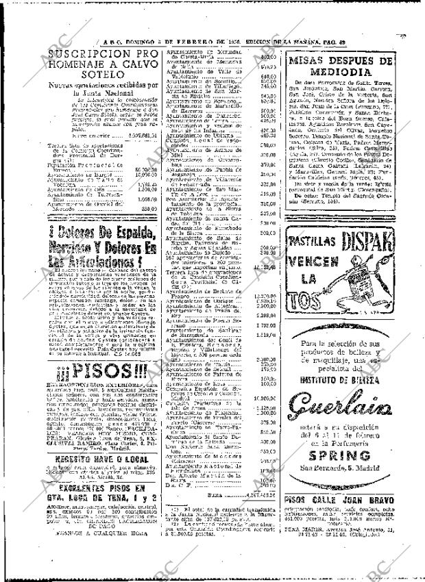 ABC MADRID 05-02-1956 página 62