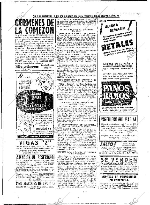 ABC MADRID 05-02-1956 página 68