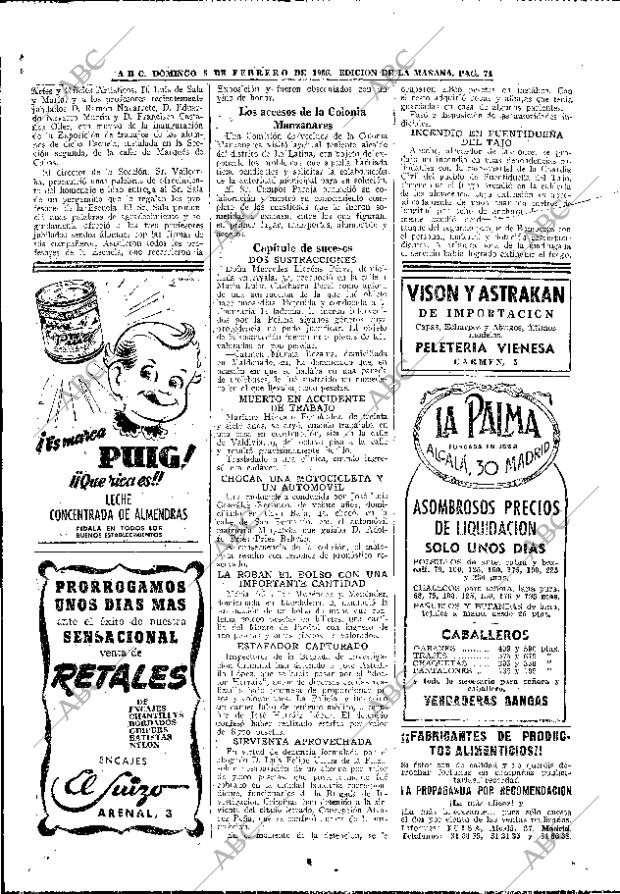 ABC MADRID 05-02-1956 página 74