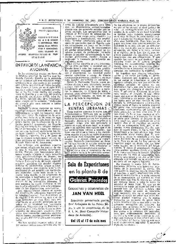 ABC MADRID 08-02-1956 página 16