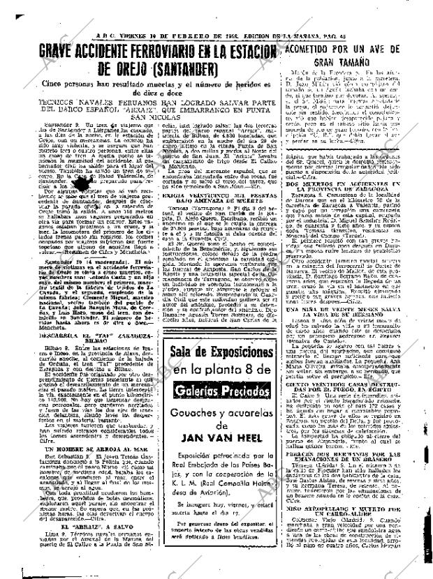 ABC MADRID 10-02-1956 página 45