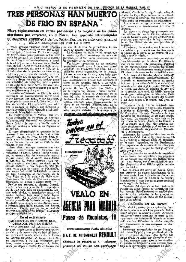 ABC MADRID 11-02-1956 página 37