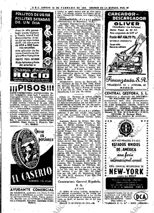 ABC MADRID 11-02-1956 página 46