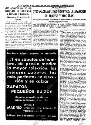 ABC MADRID 14-02-1956 página 19