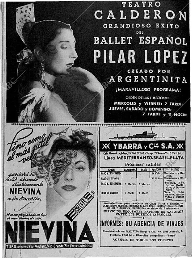 ABC MADRID 15-02-1956 página 16