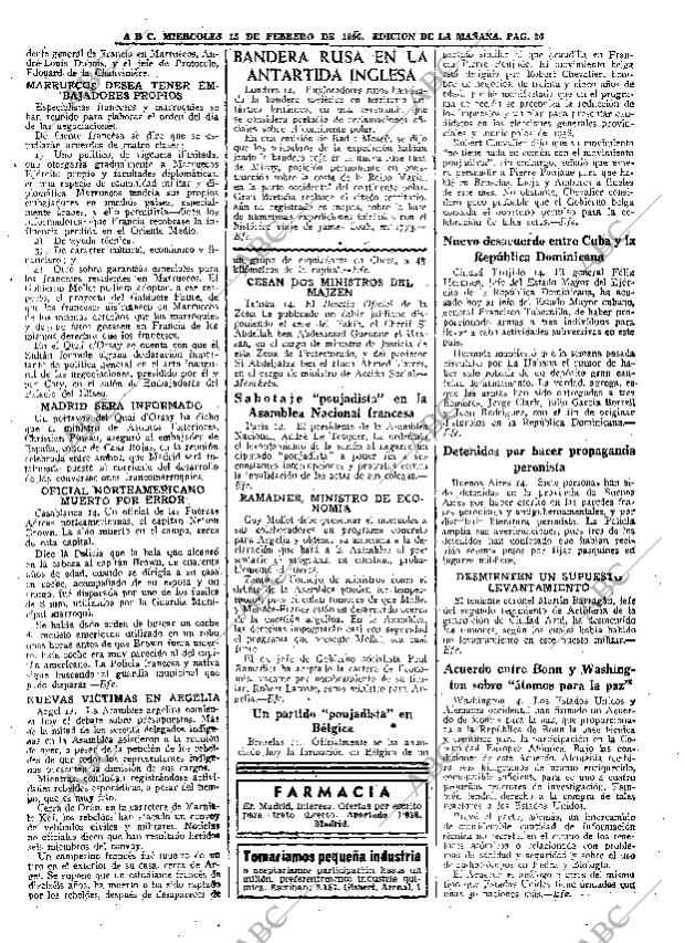 ABC MADRID 15-02-1956 página 26