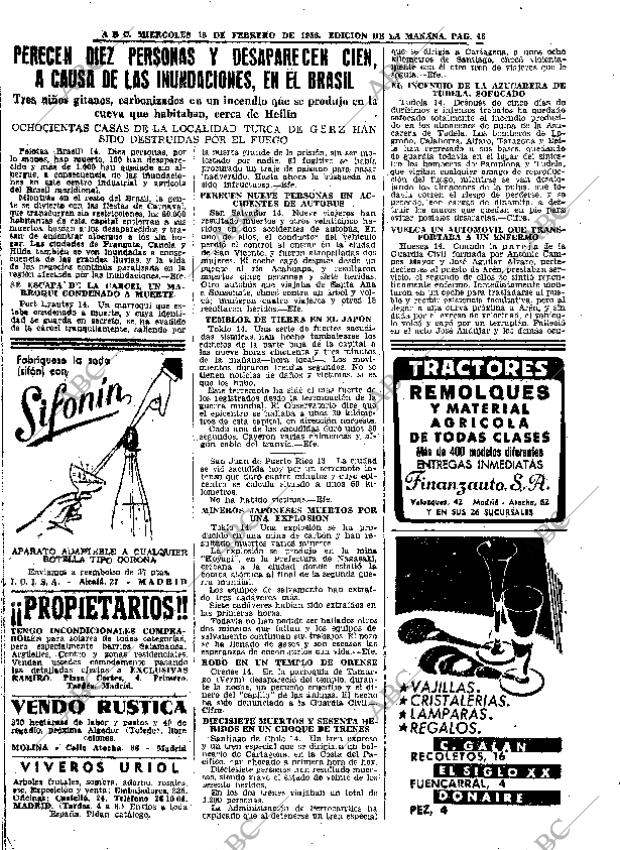 ABC MADRID 15-02-1956 página 46