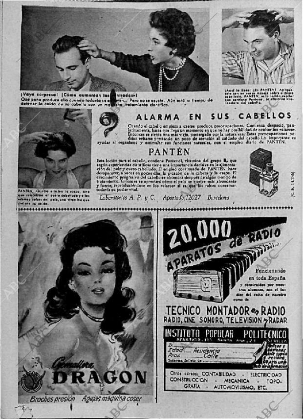 ABC MADRID 16-02-1956 página 16